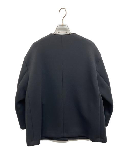 Plage（プラージュ）Plage (プラージュ) スポンジクルーネックコート ブラック サイズ:36の古着・服飾アイテム