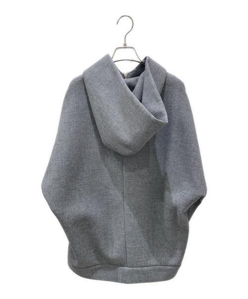 ebure（エブール）ebure (エブール) ライトビスボンディング フーディー グレー サイズ:36の古着・服飾アイテム