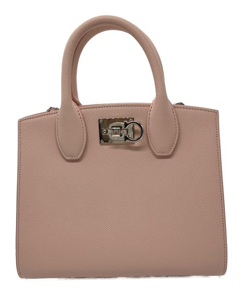 Salvatore Ferragamo（サルヴァトーレ フェラガモ）Salvatore Ferragamo (サルヴァトーレ フェラガモ) 2WAYバッグ ピンクの古着・服飾アイテム