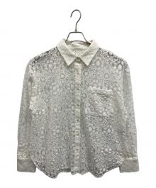 ARPEGE STORY（アルページュストーリー）の古着「レースシャツ」｜ホワイト