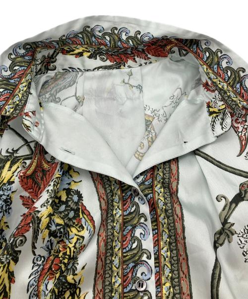 allureville（アルアバイル）allureville (アルアバイル) RATTIスカーフプリントノースリーブワンピース ライトグリーン サイズ:2の古着・服飾アイテム