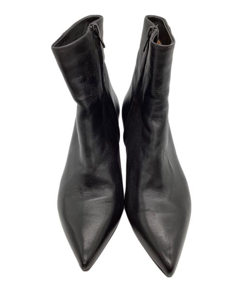 FABIO RUSCONI（ファビオルスコーニ）FABIO RUSCONI (ファビオルスコーニ) ポインテッドトゥ ピンヒール ブーツ ブラック サイズ:36の古着・服飾アイテム