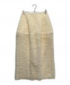 HER.ハー）の古着「チュールフリルスカート」｜アイボリー