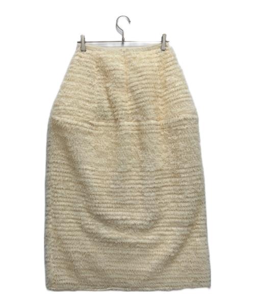 HER.（ハー）HER. (ハー) チュールフリルスカート アイボリー サイズ:2の古着・服飾アイテム