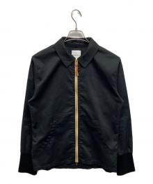 RE MADE IN TOKYO JAPAN（アールイーメイドイントウキョウジャパン）の古着「Cool Chambray Zip Blouson」｜ブラック