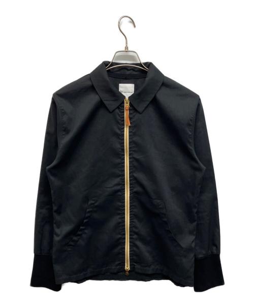 RE MADE IN TOKYO JAPAN（アールイーメイドイントウキョウジャパン）Re made in tokyo japan (アールイーメイドイントウキョウジャパン) Cool Chambray Zip Blouson ブラック サイズ:Sの古着・服飾アイテム