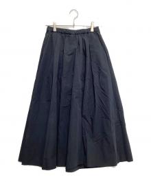 Plage（プラージュ）の古着「typewriter cropped スカート」｜ネイビー