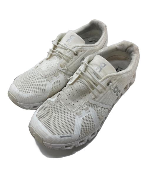 on（オン）On (オン) Cloud 5　クラウド5  スニーカー　ランニングシューズ　ランニングスニーカー　スポーツ　アウトドア ホワイト サイズ:US M9の古着・服飾アイテム