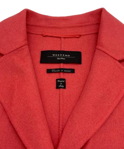 WEEKEND Max Mara（ウィークエンド マックスマーラ）WEEKEND Max Mara (ウィークエンド マックスマーラ) ウールコート ピンク サイズ:38の古着・服飾アイテム