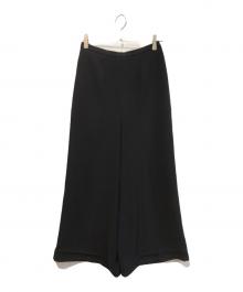 ENFOLD（エンフォルド）の古着「ELASTIC WIDE TROUSERS　300GS631-2190」｜ネイビー
