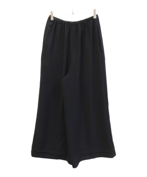 ENFOLD（エンフォルド）ENFOLD (エンフォルド) ELASTIC WIDE TROUSERS　300GS631-2190 ネイビー サイズ:38の古着・服飾アイテム