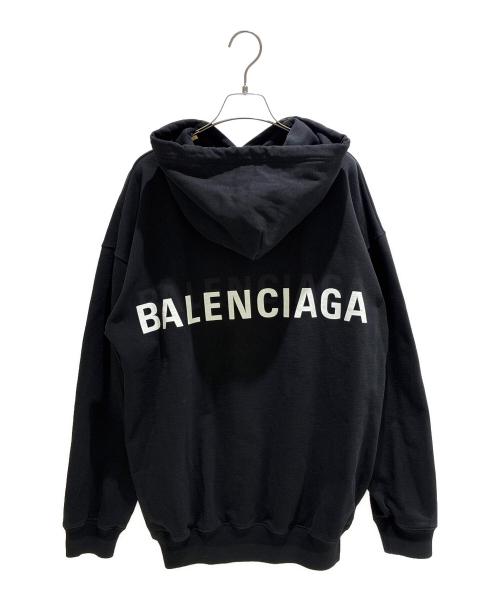 BALENCIAGA（バレンシアガ）BALENCIAGA (バレンシアガ) プルオーバーパーカー 508184 ブラック サイズ:XLの古着・服飾アイテム