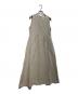 MEYAME（メヤメ）の古着「LINEN DRESS　MEY-2113」｜ベージュ
