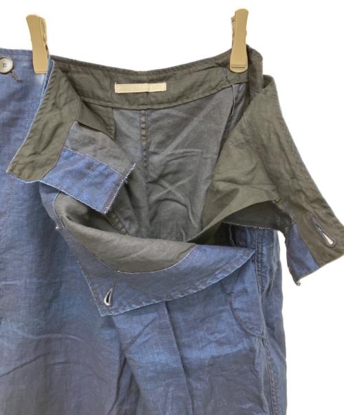 HATSKI（ハツキ）HATSKI (ハツキ) Indigo Linen Sailor Pants インディゴの古着・服飾アイテム