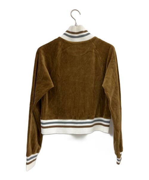 KIJUN（キジュン）KIJUN (キジュン) Velour Track Jacket ブラウン サイズ:Mの古着・服飾アイテム