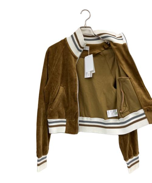 KIJUN（キジュン）KIJUN (キジュン) Velour Track Jacket ブラウン サイズ:Mの古着・服飾アイテム