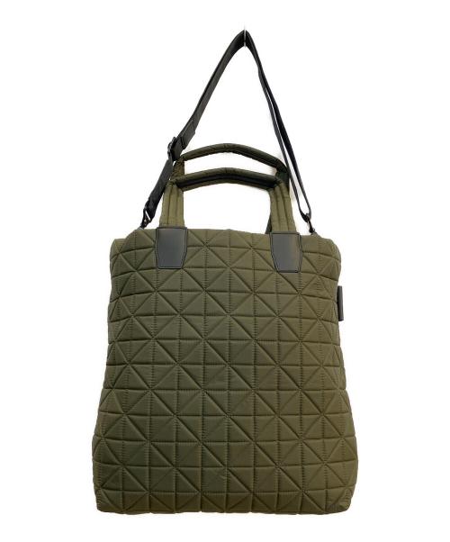 Vee Collective（ヴィーコレクティヴ）VEE COLLECTIVE (ヴィーコレクティヴ) ダイヤモンドキルティングショッパー オリーブの古着・服飾アイテム