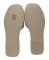 中古・古着 TORY BURCH (トリーバーチ) DOUBLE T SPORT SLIDE ベージュ サイズ:７Ｍ：9000円