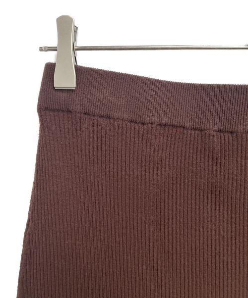 RIVE DROITE（リヴドロワ）RIVE DROITE (リヴドロワ) リブタイトスカート ブラウン サイズ:38の古着・服飾アイテム
