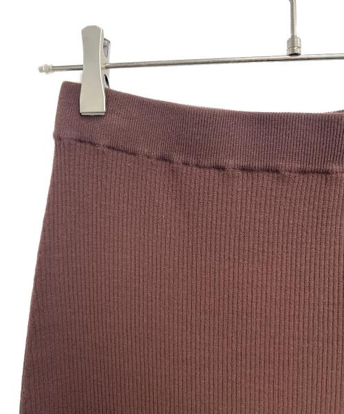 RIVE DROITE（リヴドロワ）RIVE DROITE (リヴドロワ) リブタイトスカート ブラウン サイズ:38の古着・服飾アイテム