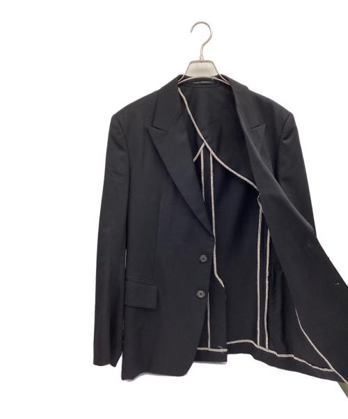YOHJI YAMAMOTO（ヨウジヤマモト）YOHJI YAMAMOTO (ヨウジヤマモト) テーラードジャケット ブラック サイズ:2の古着・服飾アイテム
