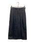 CABaN（キャバン）の古着「コットンギャバジン2タックロングスカート」｜ブラック