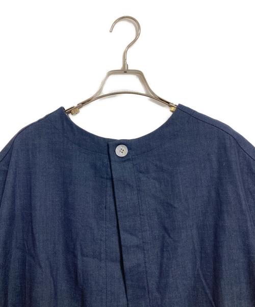 BEARDSLEY（ビアズリー）BEARDSLEY (ビアズリー) ムーンライクショートベスト インディゴ サイズ:FREEの古着・服飾アイテム