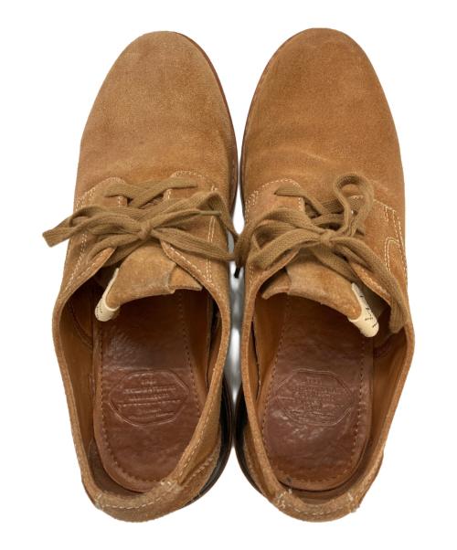 VISVIM（ビズビム）VISVIM (ビズビム) VIRGIL PLAIN TOE FOLK ブラウン サイズ:9.5の古着・服飾アイテム