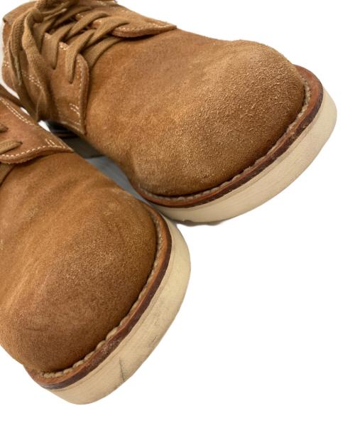 VISVIM（ビズビム）VISVIM (ビズビム) VIRGIL PLAIN TOE FOLK ブラウン サイズ:9.5の古着・服飾アイテム