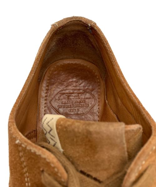 VISVIM（ビズビム）VISVIM (ビズビム) VIRGIL PLAIN TOE FOLK ブラウン サイズ:9.5の古着・服飾アイテム