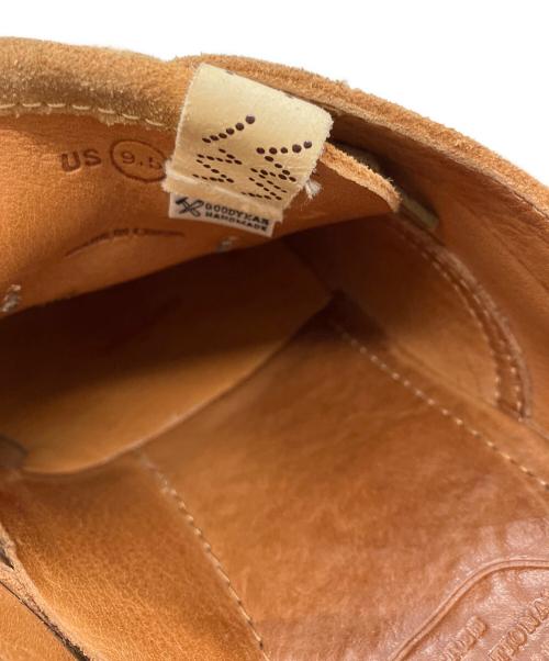 VISVIM（ビズビム）VISVIM (ビズビム) VIRGIL PLAIN TOE FOLK ブラウン サイズ:9.5の古着・服飾アイテム