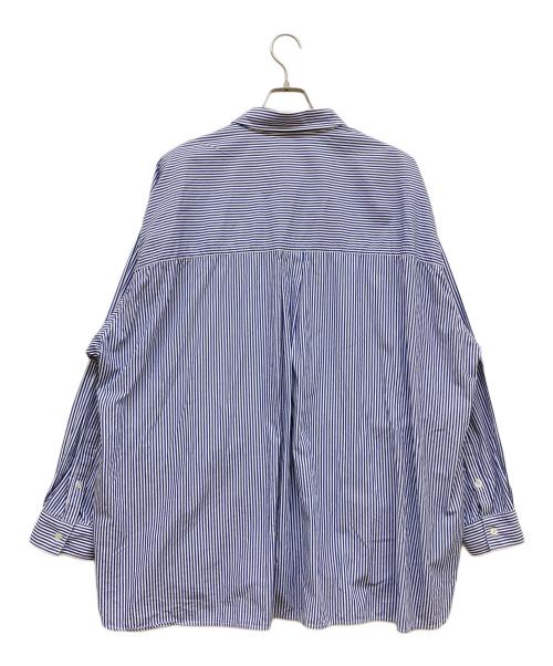 FreshService（フレッシュサービス）FreshService (フレッシュサービス) CORPORATE UNIFORM L S SHIRT ブルー サイズ:Lの古着・服飾アイテム