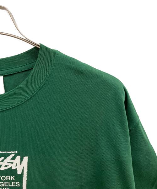 NIKE（ナイキ）NIKE (ナイキ) stussy (ステューシー) NRG SS INTERNATIONAL TEE グリーン サイズ:Lの古着・服飾アイテム