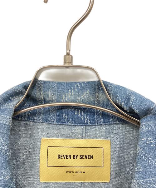 seven by seven（セブンバイセブン）seven by seven (セブンバイセブン) geometric tailored インディゴ サイズ:Mの古着・服飾アイテム