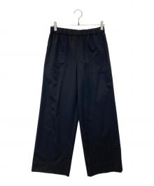 icB（アイシービー）の古着「TWブロード ワイドストレートパンツ」｜ブラック