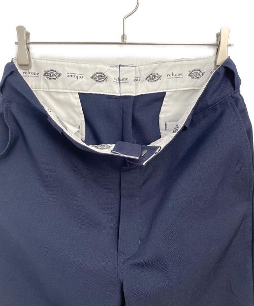Dickies（ディッキーズ）Dickies (ディッキーズ) JOURNAL STANDARD relume (ジャーナルスタンダード レリューム) ワイドスラックス ネイビー サイズ:Mの古着・服飾アイテム
