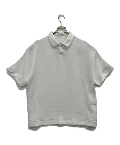 UNITED ARROWS & SONS（ユナイテッドアローズ アンド サンズ）UNITED ARROWS & SONS (ユナイテッドアローズ アンド サンズ) Ⅰ D/SSL PL SHIRT/ポロシャツ ホワイト サイズ:Ｍの古着・服飾アイテム