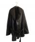 COMOLI（コモリ）の古着「レザー ショールカラーコート」｜ブラウン