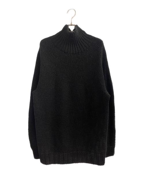 COMOLI（コモリ）COMOLI (コモリ) 23AW ヤク和紙ハンドタートルネックニット ブラック サイズ:Freeの古着・服飾アイテム