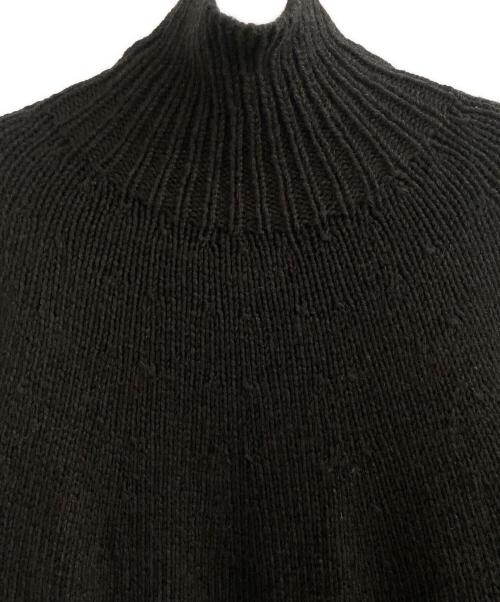 COMOLI（コモリ）COMOLI (コモリ) 23AW ヤク和紙ハンドタートルネックニット ブラック サイズ:Freeの古着・服飾アイテム