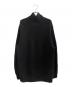 COMOLI（コモリ）の古着「23AW ヤク和紙ハンドタートルネックニット」｜ブラック