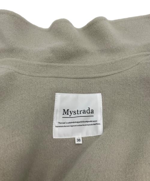 Mystrada（マイストラーダ）Mystrada (マイストラーダ) Mystrada スタンドカラーコート ライトグリーン サイズ:38の古着・服飾アイテム