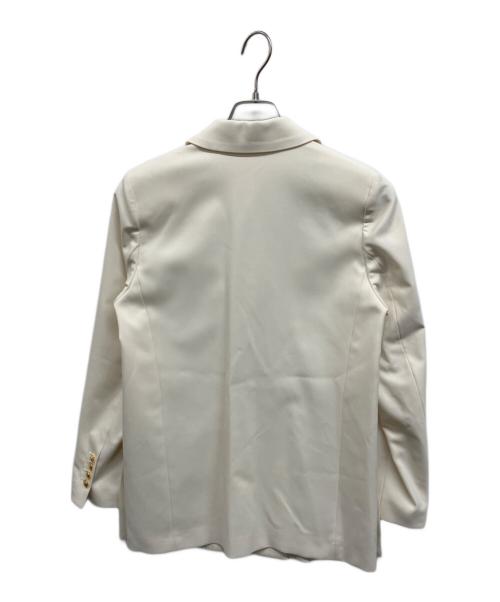 CADUNE（カデュネ）CADUNE (カデュネ) ダブルカラージャケット ホワイト サイズ:38の古着・服飾アイテム