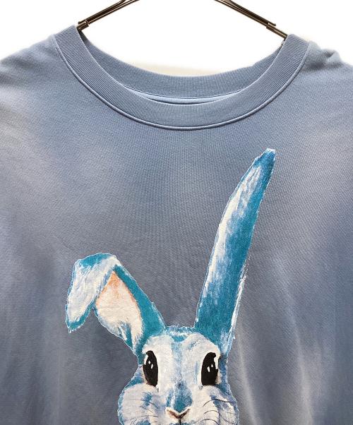 NAHMIAS（ナミアス）NAHMIAS (ナミアス) Cotton Nah Bunny Sweatshirt ブルー サイズ:Lの古着・服飾アイテム