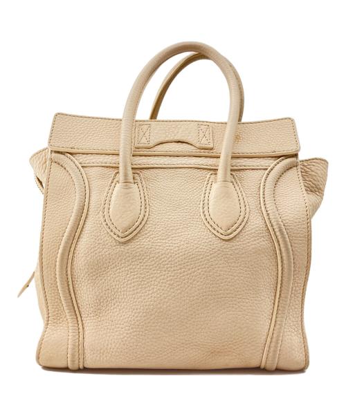 CELINE（セリーヌ）CELINE (セリーヌ) ラゲージマイクロショッパー ベージュの古着・服飾アイテム
