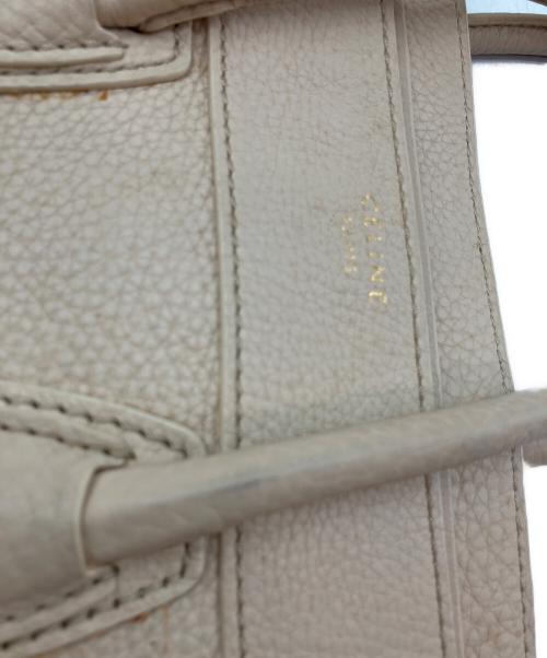 CELINE（セリーヌ）CELINE (セリーヌ) ラゲージマイクロショッパー ベージュの古着・服飾アイテム