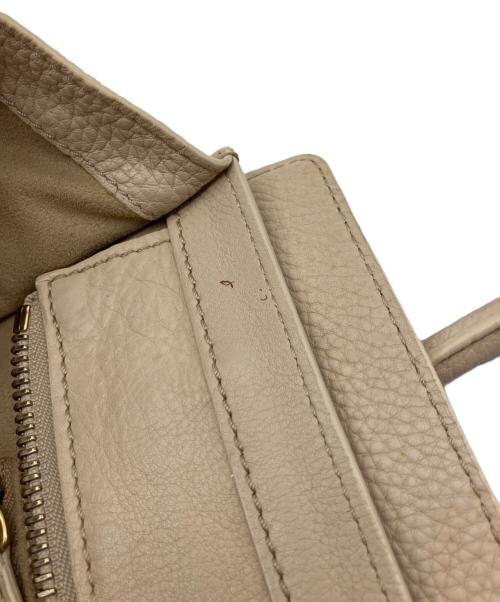 CELINE（セリーヌ）CELINE (セリーヌ) ラゲージマイクロショッパー ベージュの古着・服飾アイテム