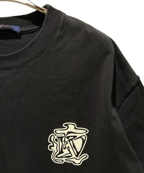 LOUIS VUITTON（ルイ ヴィトン）LOUIS VUITTON (ルイ ヴィトン) 19AW Smoke Printed Tee スモーク プリンテッドTシャツ ブラック サイズ:XSの古着・服飾アイテム