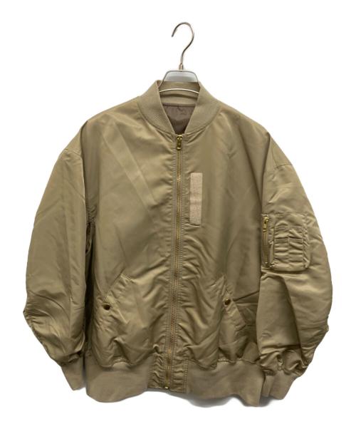 JOURNAL STANDARD（ジャーナルスタンダード）JOURNAL STANDARD (ジャーナルスタンダード) LIGHT MA1 ベージュ サイズ:36の古着・服飾アイテム