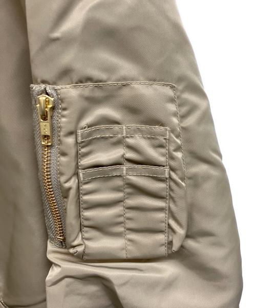 JOURNAL STANDARD（ジャーナルスタンダード）JOURNAL STANDARD (ジャーナルスタンダード) LIGHT MA1 ベージュ サイズ:36の古着・服飾アイテム